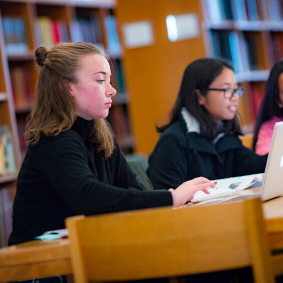 Student with Laptop